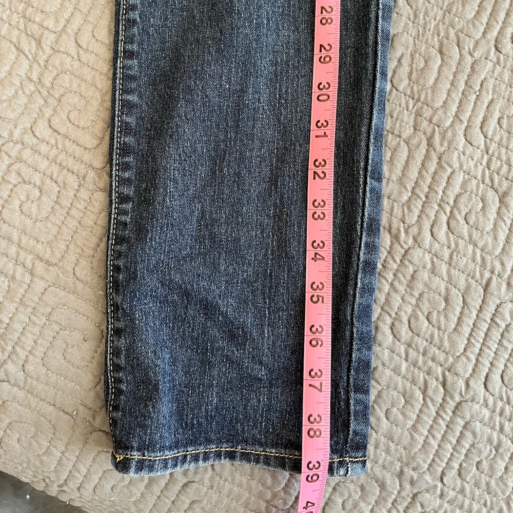 Bullhead Super Skinny Dark Blue Jeans - Picture 4 of 5